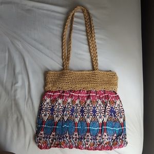 Blue Miami tote bag